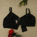 Pack of 4 Soft Printed Jersey Bras for Women – Stretchable Fabric (Size 32–42)